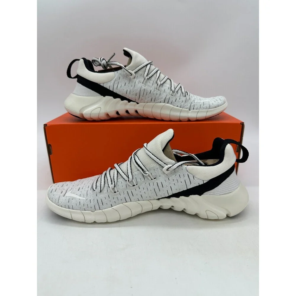 Nike Free Run 5.0 Next Nature Men's size 9.5 White Running Shoes CZ1884-010